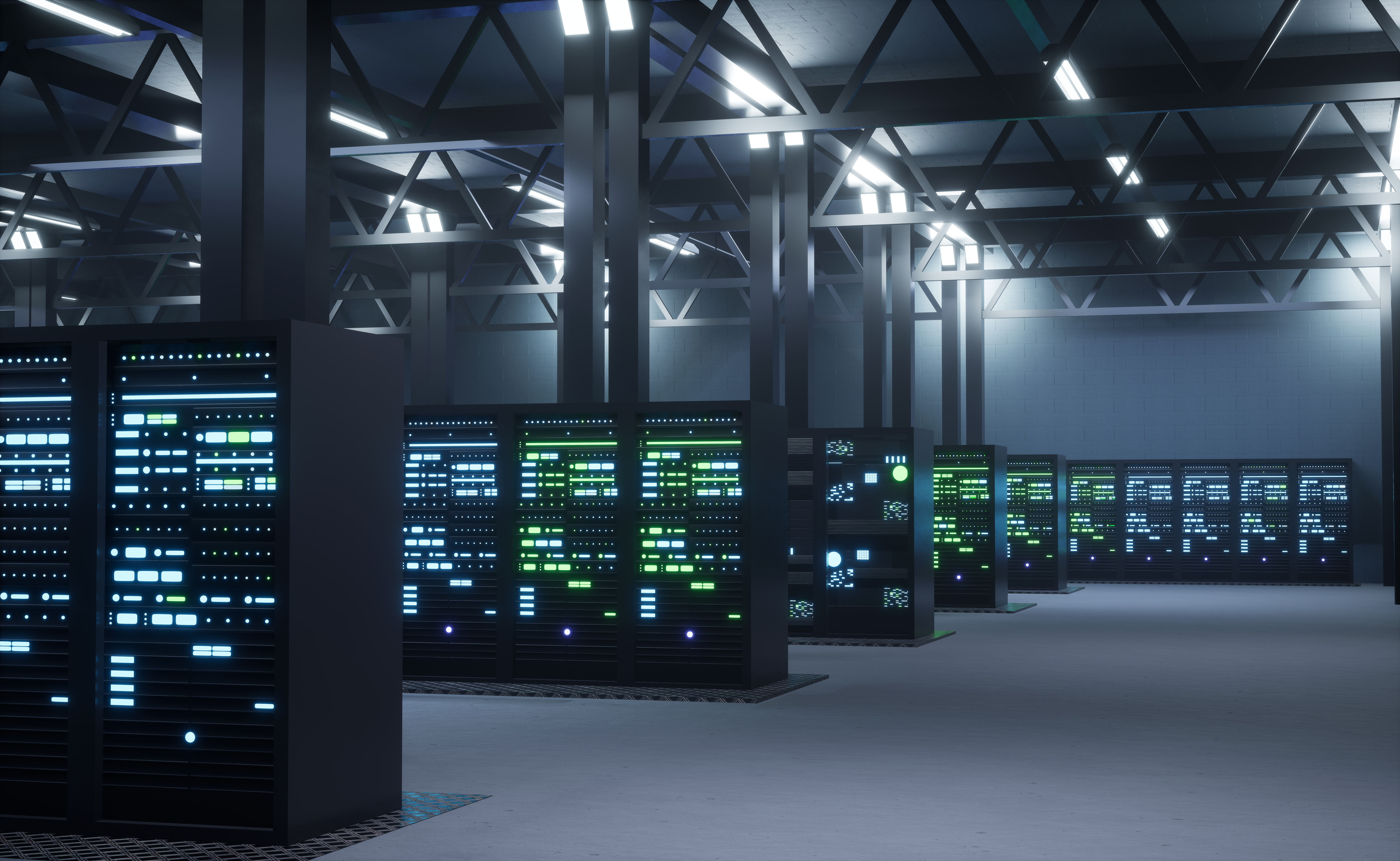 Modern Data Center Facility